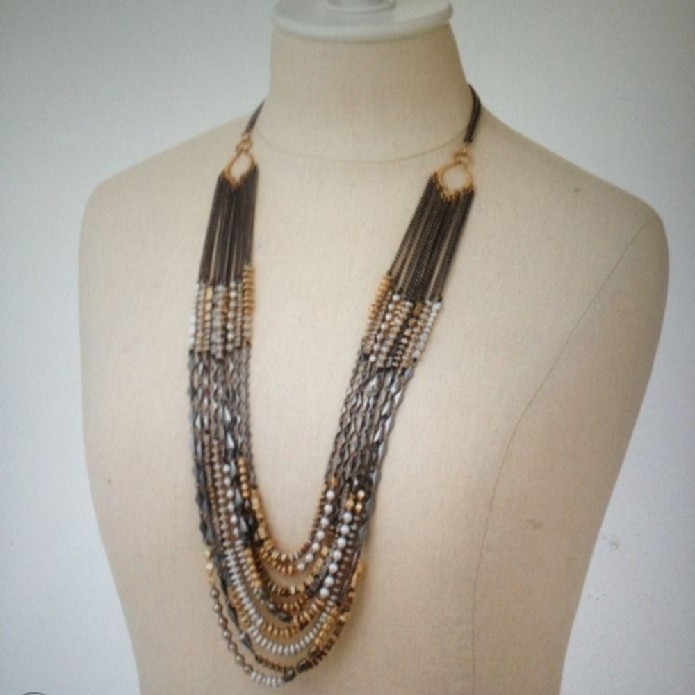 STELLA & DOT RELIC STATEMENT NECKLACE
